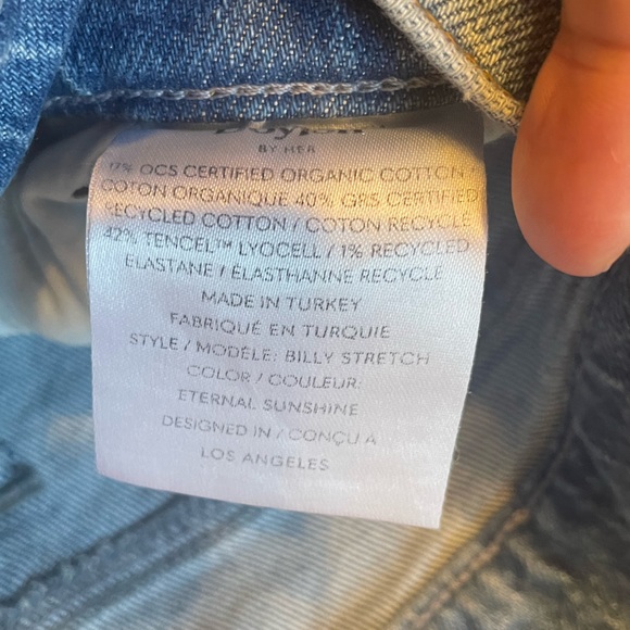 Boyish The Billy Stretch High Rise Skinny Jeans Size 28 - Picture 3 of 8